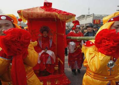 رسم باستانی ازدواج در چین